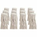 Bsc Preferred Genuine Joe Mop Head Refill, f/ Saddle/Jaw Type Handle, 24 oz., WE, 12PK GJO48260CT